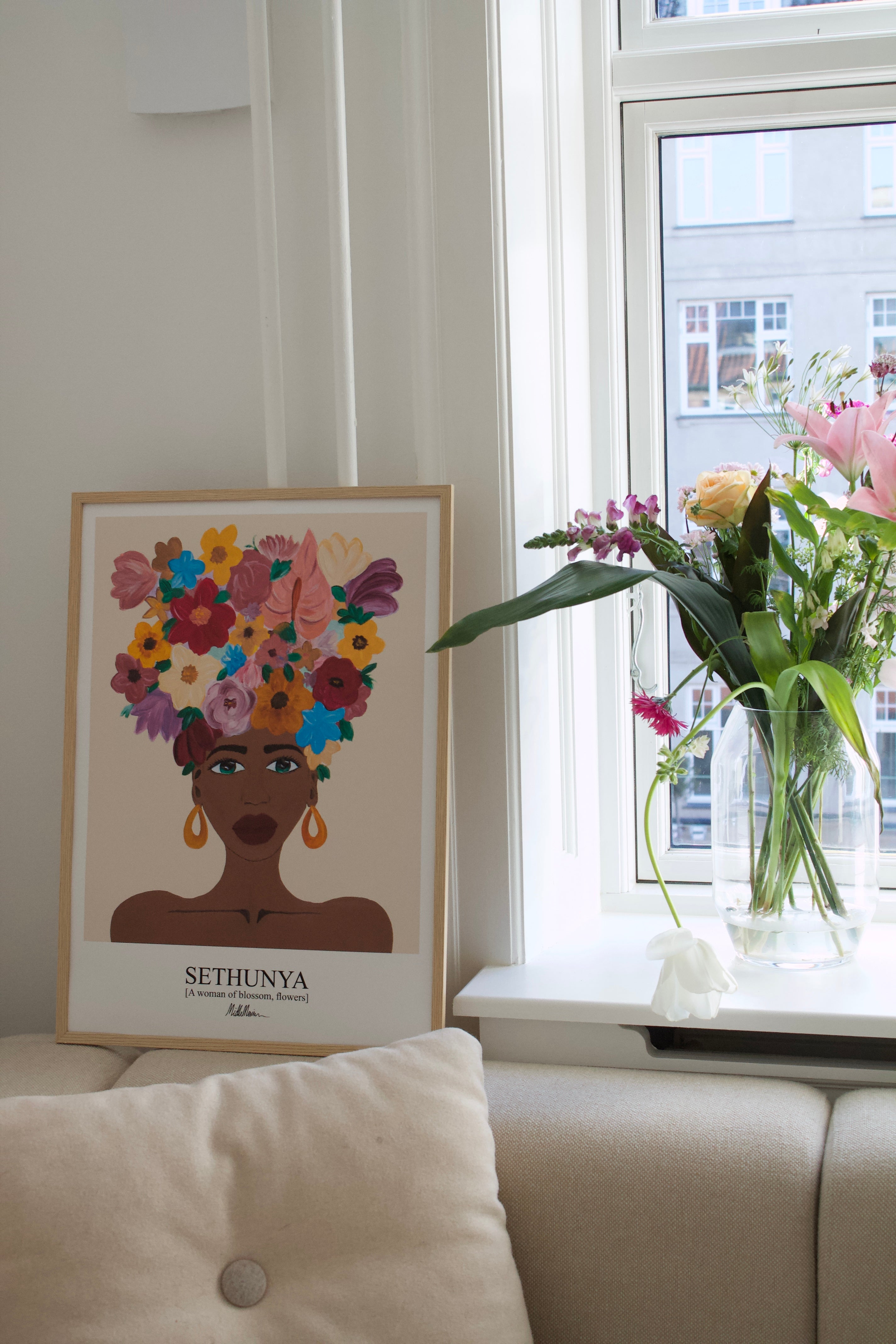 Morais Artworks Sethunya plakat - Warm